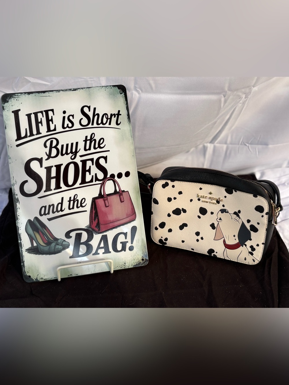 kate spade Dalmatian Spot Crossbody Bag - Black & White